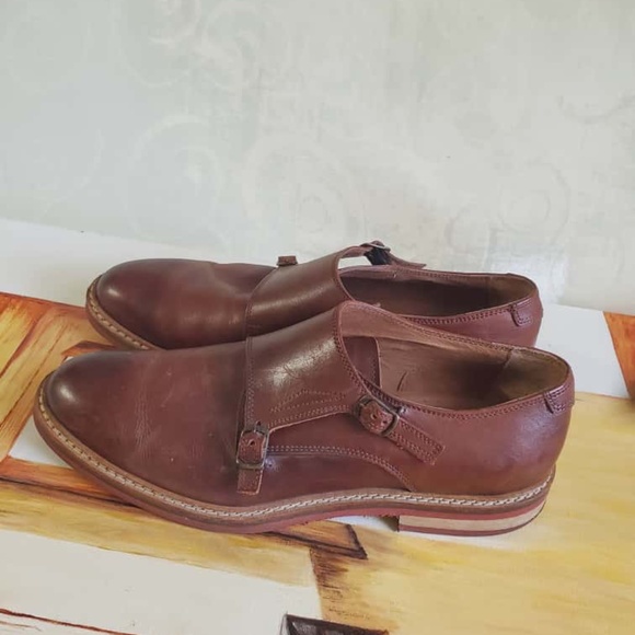 To Boot New York Monk Strap Brown Leather Oxford Men Shoes Size 10 main image 5
